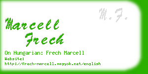 marcell frech business card